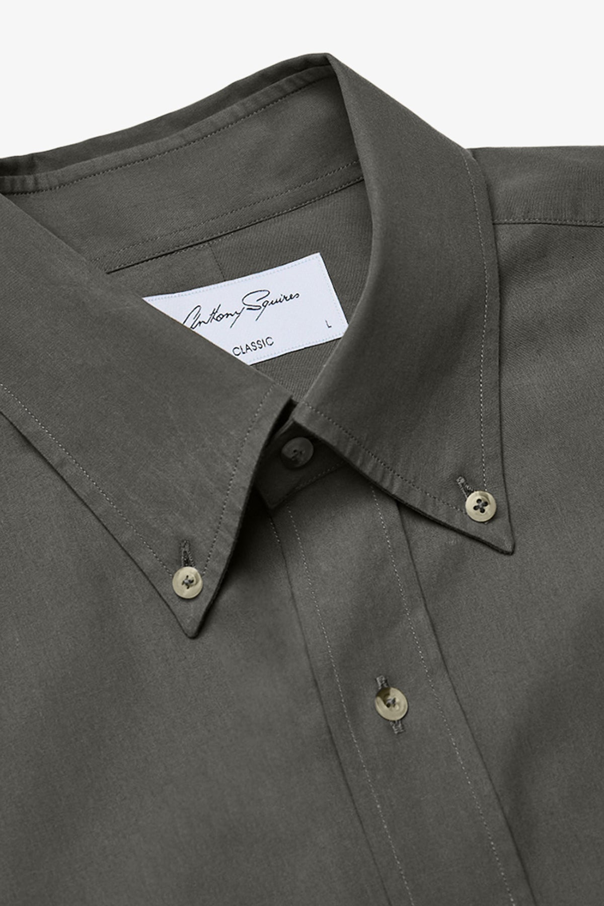 Anthony Squires Dexter button down (Olive)