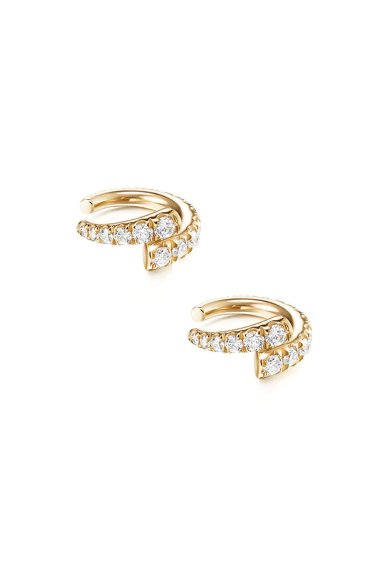 Image of Jewelry. Productname: Jewel Citizen | Diamond Crescent Cuff Gold in Gold colour by brand - Jewellery