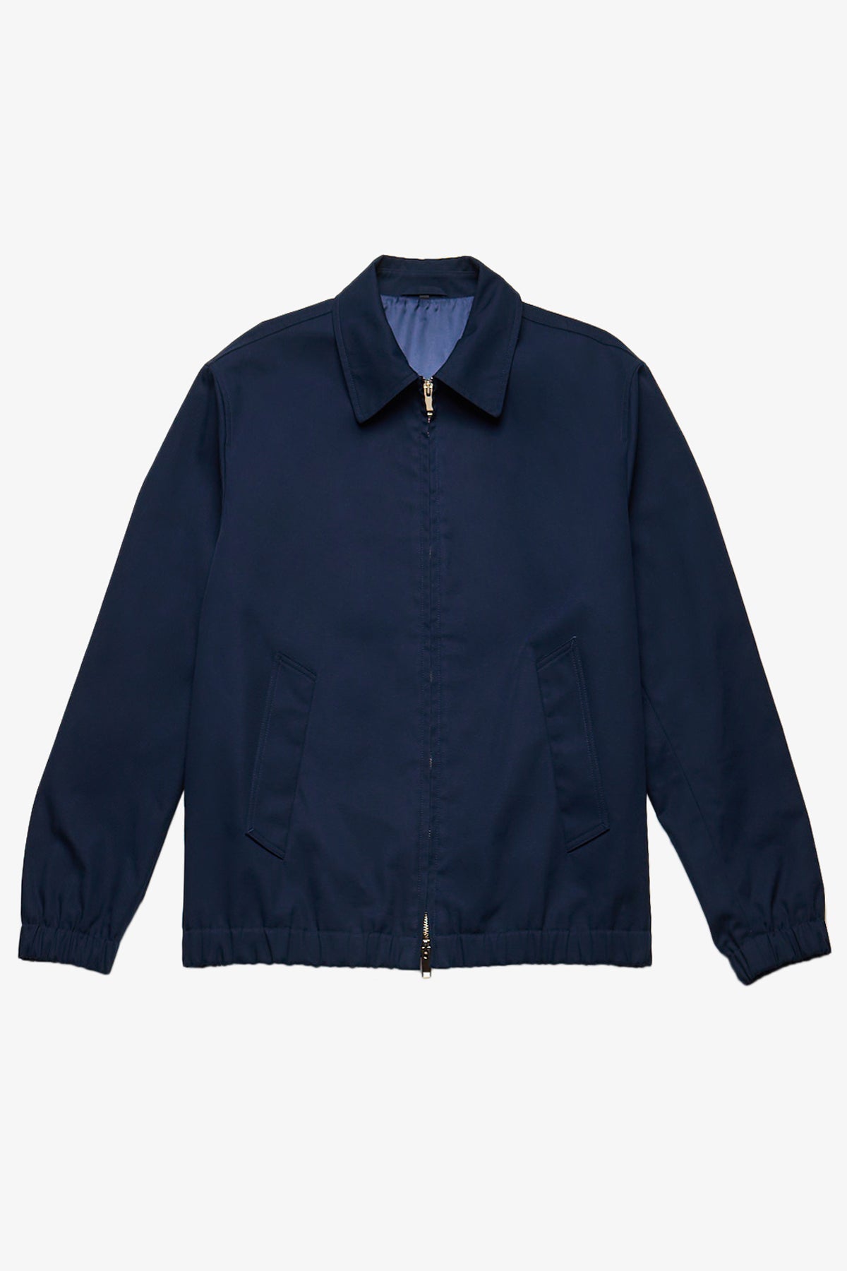 Image of a model wearing Outerwear. Productname: Anthony Squires Dion blue blouson in Navy colour by brand - Anthony Squires