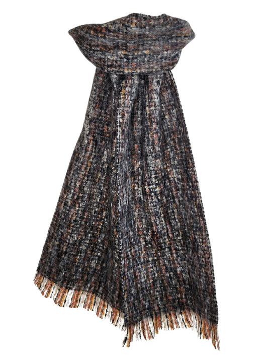Image of Scarves & Shawls. Productname: DIRECTIONS INTERNATIONAL ESPRESSO SCARF in Jet colour by brand - Directions International