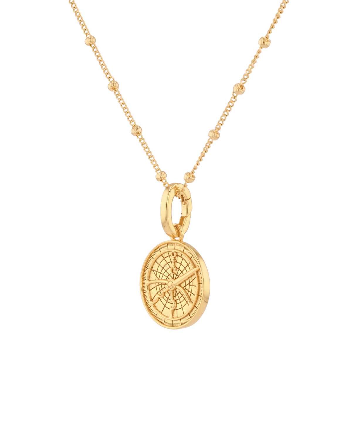 LAVANA Discovery Compass Gold Pendant
