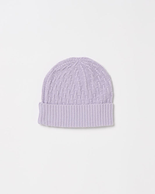 Image of Hats. Product name - Dove Beanie in Lilac colour by brand - Walnut Melbourne