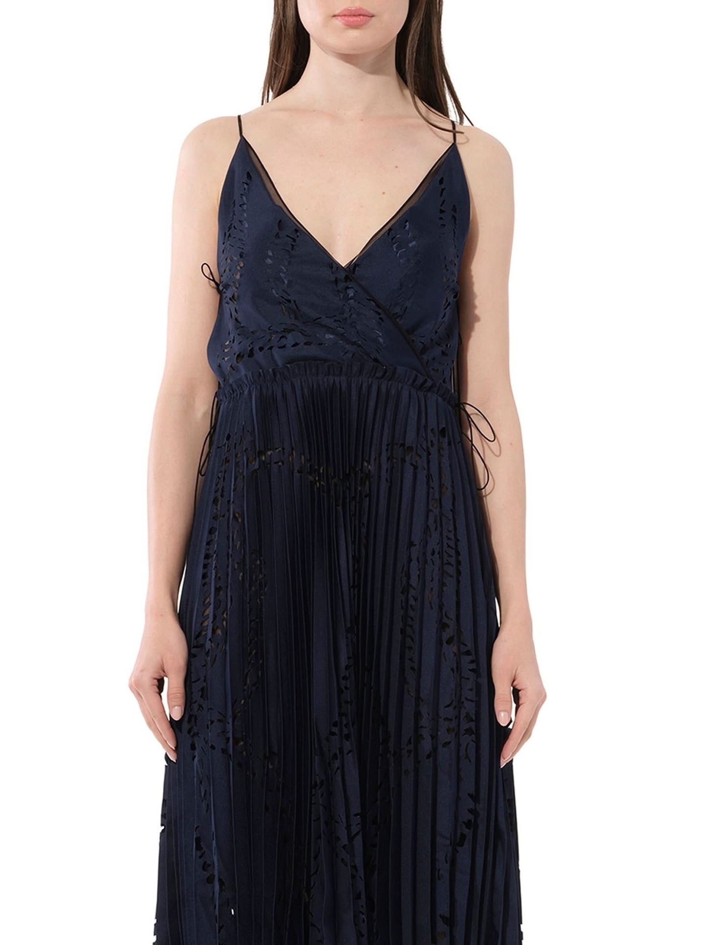 Image of a model wearing Dress. Productname: PUCCI Dress in Navy colour by brand - PUCCI