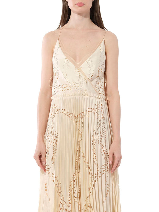 Image of a model wearing Dress. Productname: PUCCI Dress in Nude colour by brand - PUCCI