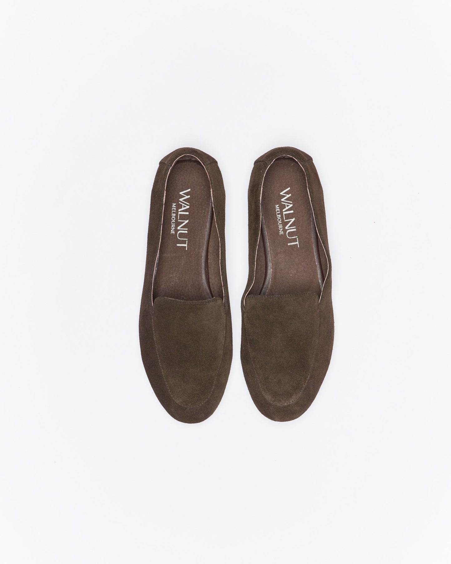 Walnut Melbourne Drew Leather Loafer (Bitter Chocolate Suede)