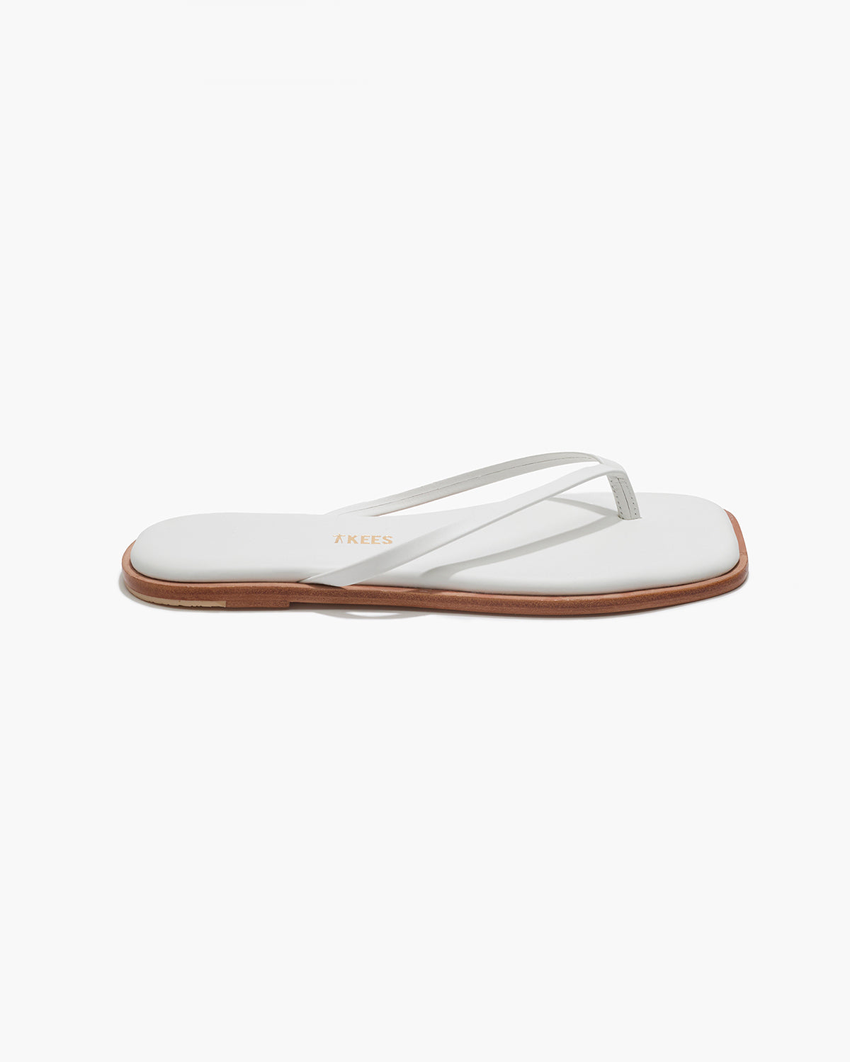 Image of Sandals. Productname: Dylan White in White colour by brand - TKEES