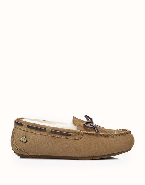 Image of Shoes. Product name - EVERAU® Miracle Moccasins in Chestnut colour by brand - Everau
