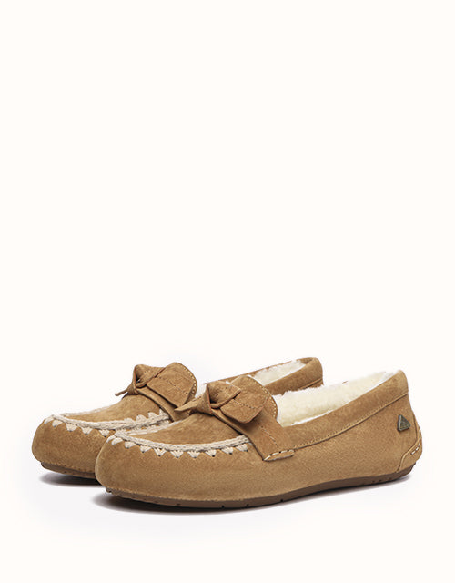 EVERAU® Woven Moccasins (Charcoal)
