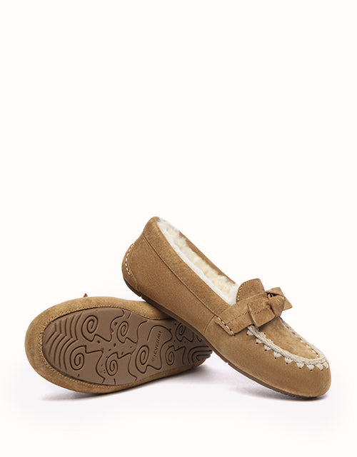 EVERAU® Woven Moccasins (Charcoal)
