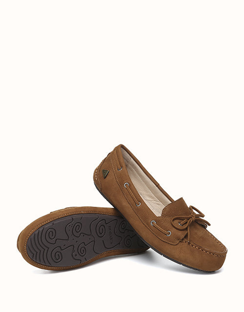 EVERAU® Monty Moccasins (Chestnut)
