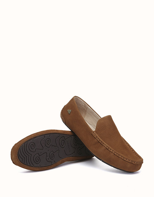 EVERAU® Morris Men Moccasins (Chestnut)