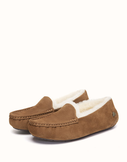 EVERAU® Pielet Moccasins (Chestnut)