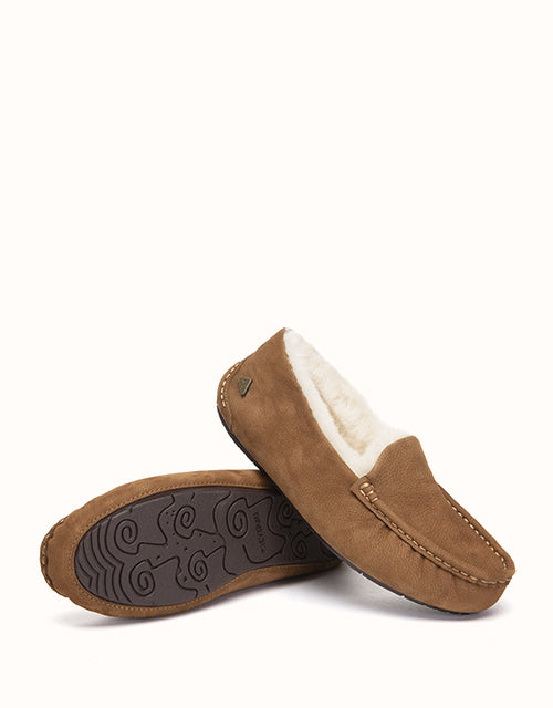 EVERAU® Pielet Moccasins (Chestnut)