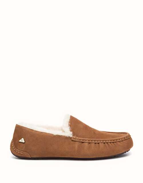 Image of Shoes. Product name - EVERAU® Airel Moccasins in Chestnut colour by brand - Everau