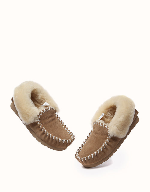 EVERAU® Popo Moccasins (Chestnut)