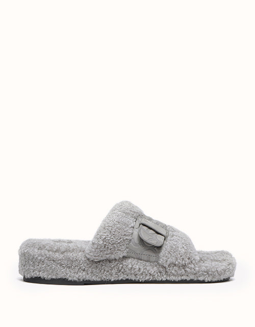Image of Slippers. Product name - EVERAU® Croft Slippers in Grey colour by brand - Everau