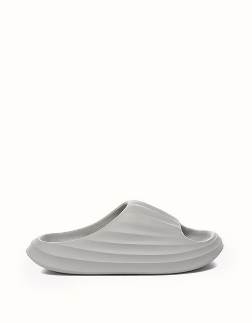 Image of Slippers. Product name - EVERAU® Men Cloud Slippers Plus in Grey colour by brand - Everau