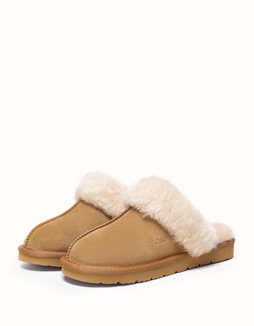 EVERAU® Muffin Slipper Suede (Chestnut)