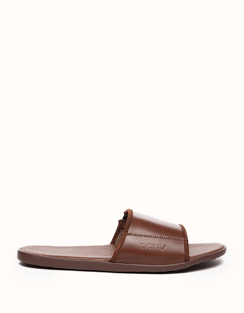 Image of Sandals. Product name - EVERAU® Andy Sandals in Brown colour by brand - Everau