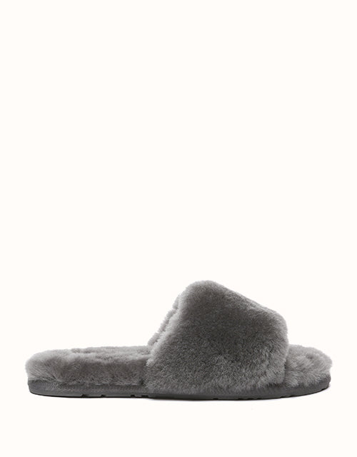 Image of Slippers. Product name - EVERAU® Nala Slippers in Grey colour by brand - Everau