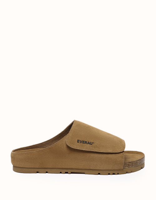 Image of Sandals. Product name - EVERAU® Justice Sandals in Chestnut colour by brand - Everau