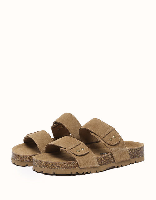 EVERAU® Aurelia Sandals (Chestnut)