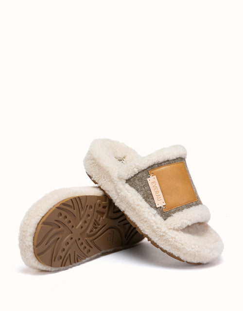 EVERAU® Scape Slippers (Beige/Khaki)