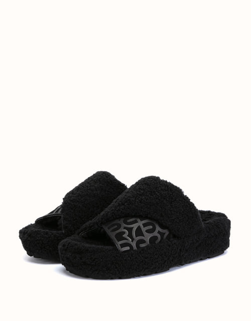 Image of Slippers. Product name - EVERAU® Origami Slippers in Black colour by brand - Everau