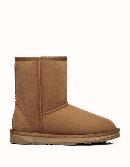 Image of Boots. Product name - EVERAU® Short Classic Boots in Chestnut colour by brand - Everau