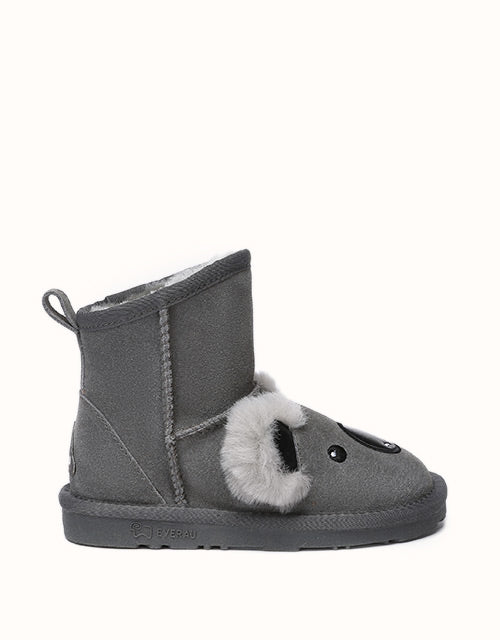 Image of Boots. Product name - EVERAU® Koala Kids Plus Boots in Grey colour by brand - Everau