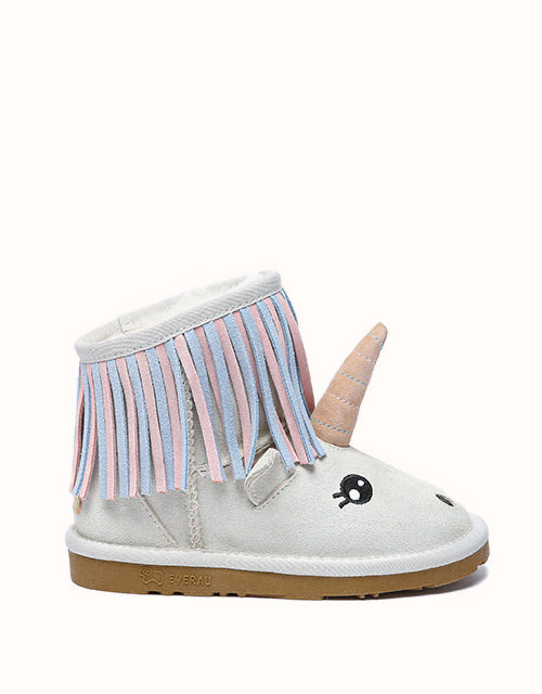 Image of Boots. Product name - EVERAU® Unicorn Kids Plus Boots in Sand colour by brand - Everau