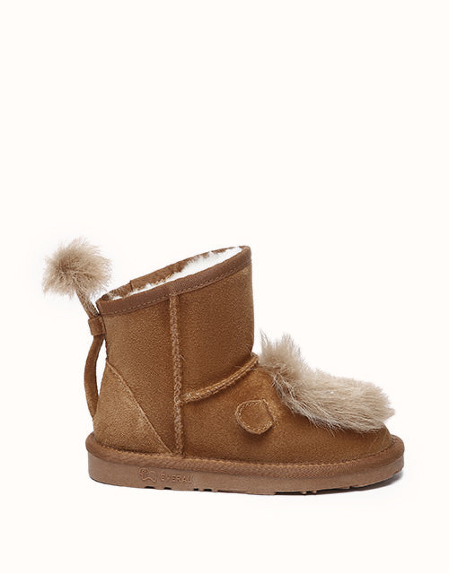 Image of Boots. Product name - EVERAU® Lion Kids Plus Boots in Chestnut colour by brand - Everau