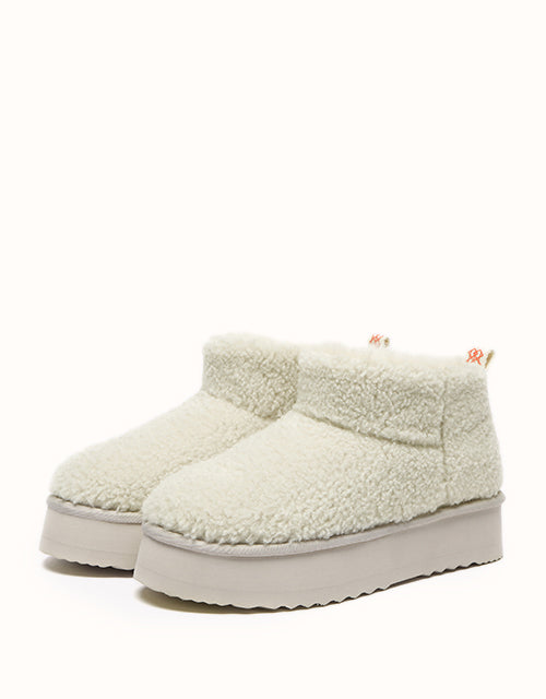 EVERAU® Ultra Platform Teddycozy Boots (Sand)