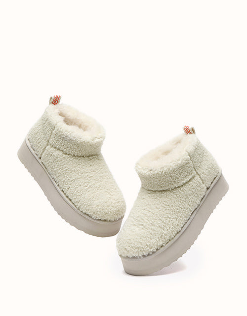 EVERAU® Ultra Platform Teddycozy Boots (Sand)