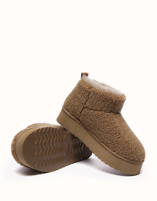 EVERAU® Ultra Platform Teddycozy Boots (Teddy Brown)