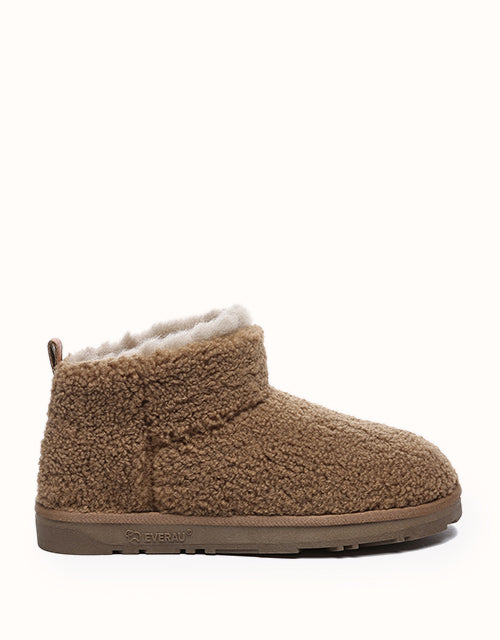 Image of Boots. Product name - EVERAU® Ultra Teddycozy Boots in Teddy Brown colour by brand - Everau
