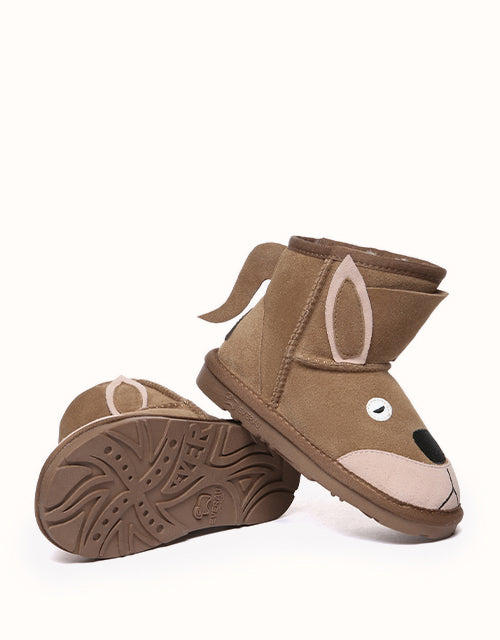 EVERAU® Kangaroo Kids Plus Boots (Chestnut)