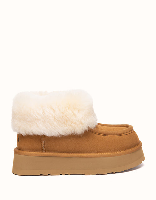 Image of Boots. Product name - EVERAU® Loofee Boots in Chestnut colour by brand - Everau