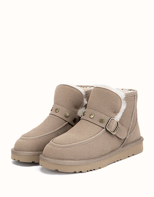 EVERAU® Glacira Stud Boots (Sand)