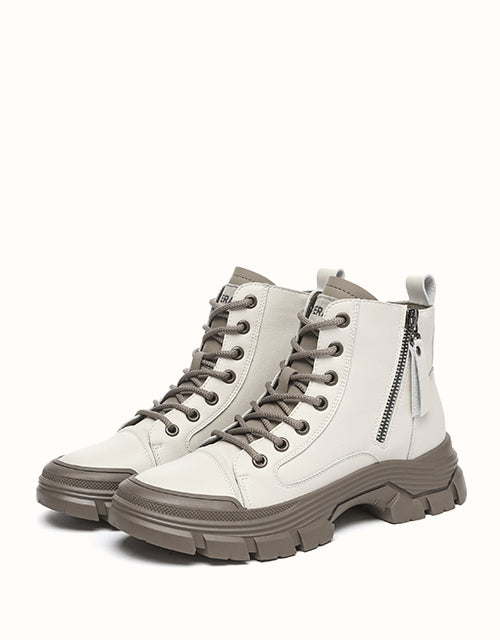 EVERAU® Lorrine Boots (White)