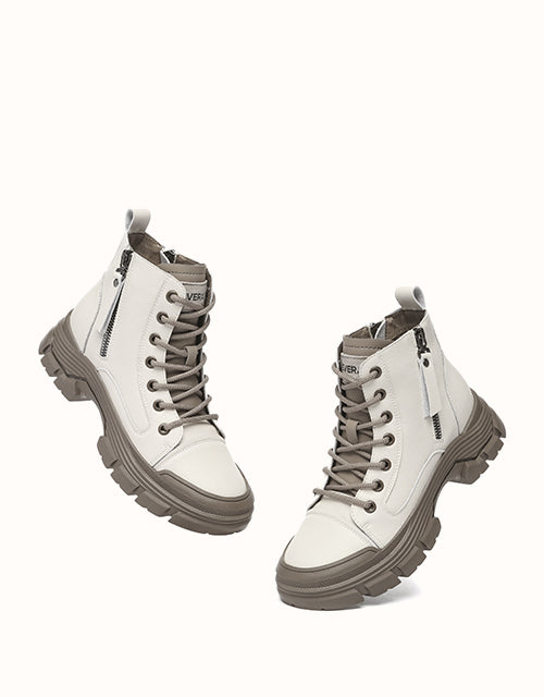 EVERAU® Lorrine Boots (White)