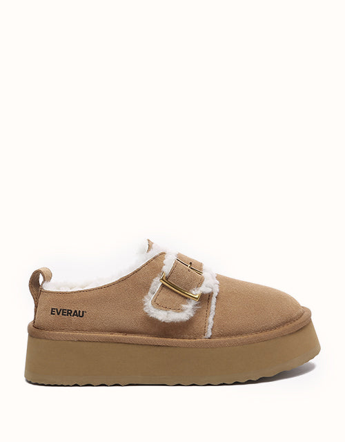 Image of Slippers. Product name - EVERAU® Tobias in Chestnut colour by brand - Everau