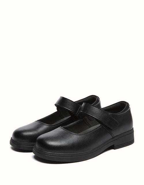 EVERAU® Chris Senior School Shoes II (Black)