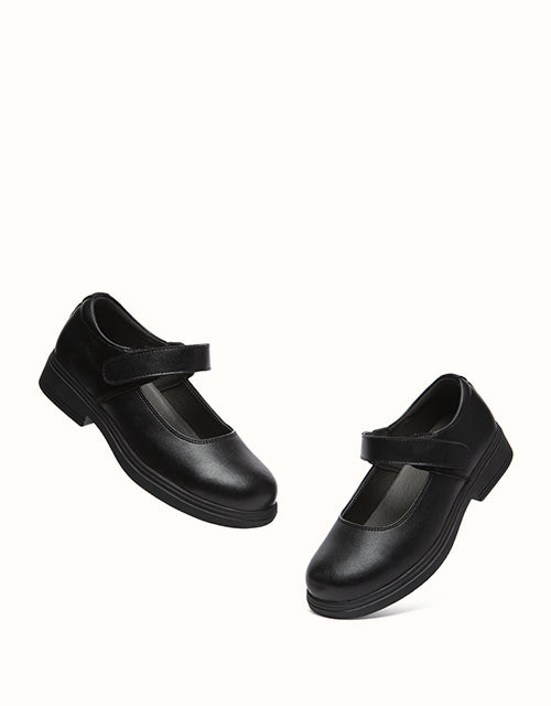 EVERAU® Chris Senior School Shoes II (Black)