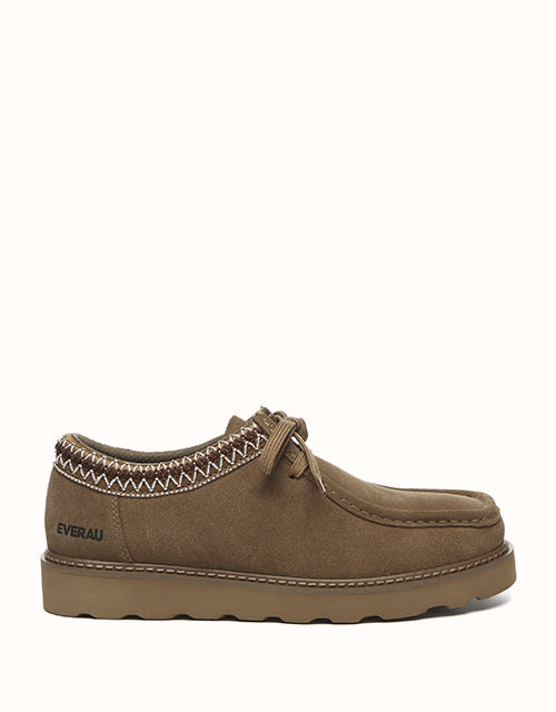 Image of Shoes. Product name - EVERAU® Madison Moccasins in Chestnut colour by brand - Everau