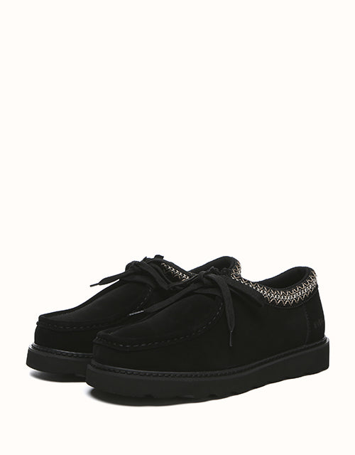 EVERAU® Madison Moccasins (Black)