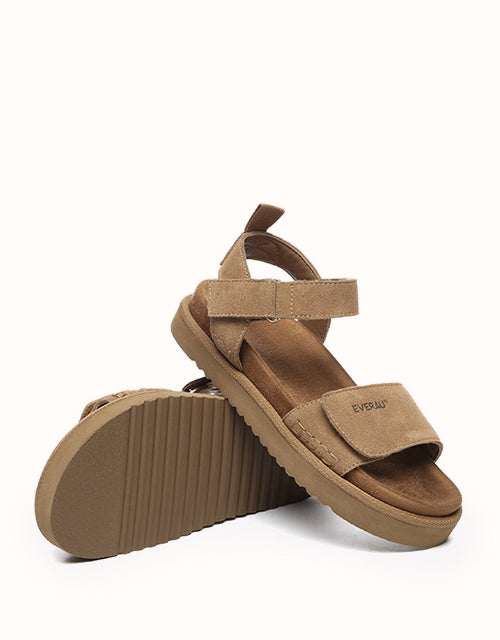 EVERAU® Carla Sandals (Chestnut)