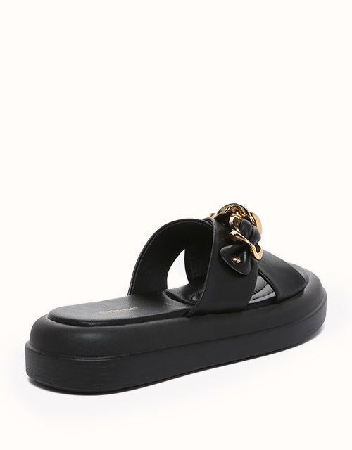 EVERAU® Chiffon Sandals (Black)