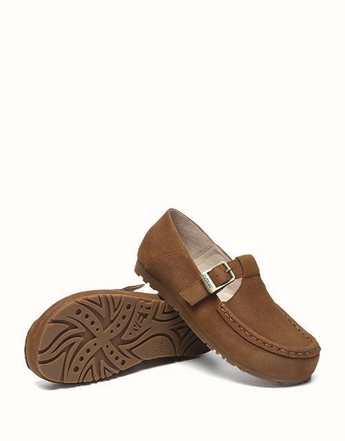 EVERAU® Maria Loafers (Chestnut)