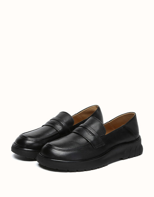 EVERAU® Pansy Loafers (Black)
